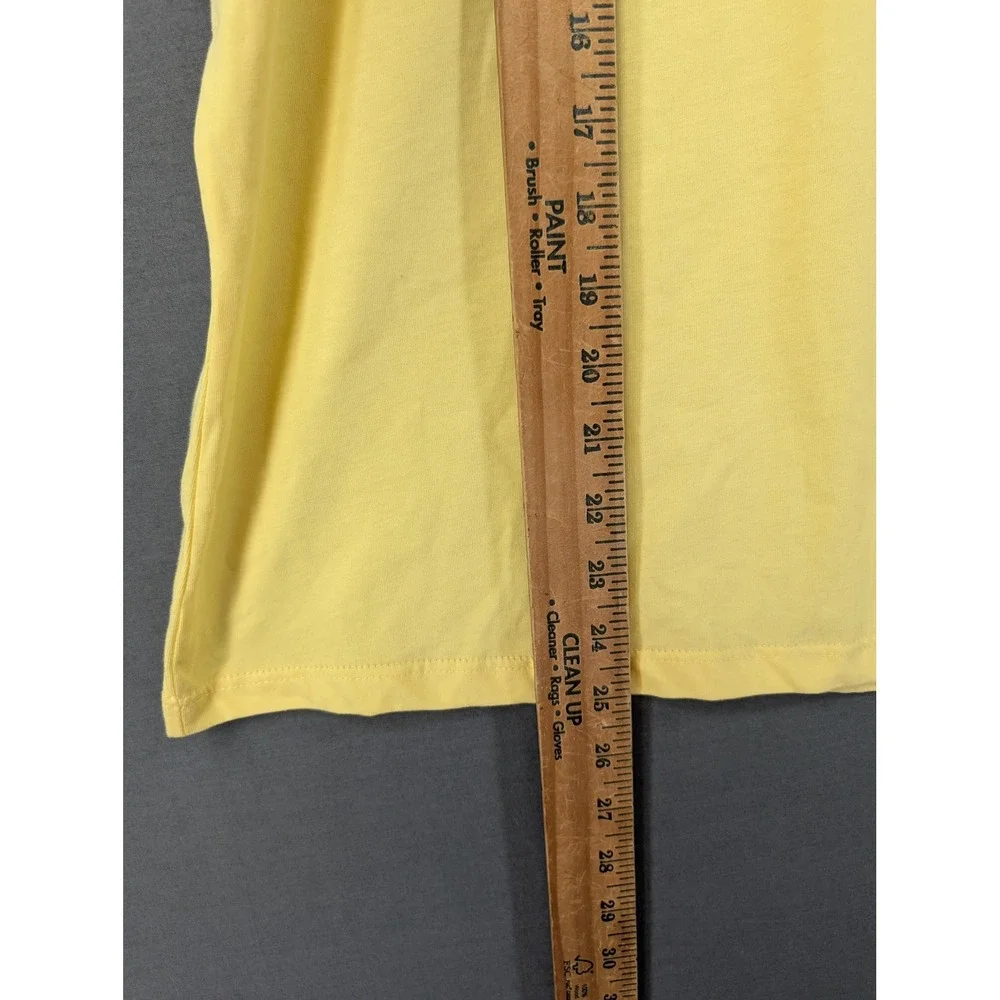 Tommy Hilfiger Mens Ringer T-Shirt Yellow Size Large